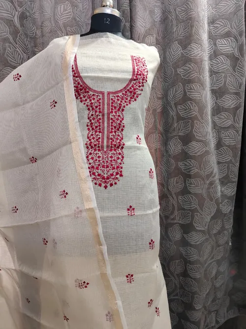 Presenting Kota Doria Soft Cotton Dress Material – Graceful Weaves, Light Comfort & Timeless Style